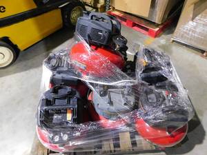 lot 11 image: (7) Pancake Air Compressor Lot For parts or repair.