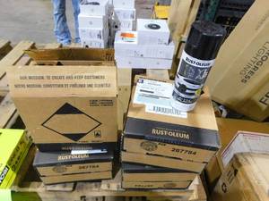 lot 27 image: Rust-Oleum Automotive 11 oz. Vinyl Wrap Gloss Black Peelable Coating Spray Paint (24 Cans)