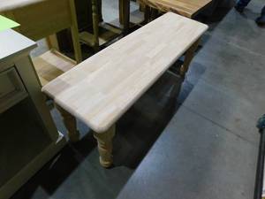 lot 61 image: International Concepts Unfinished Bench