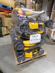 lot 90 image: Dewalt Push Mowers Lot for parts or repair