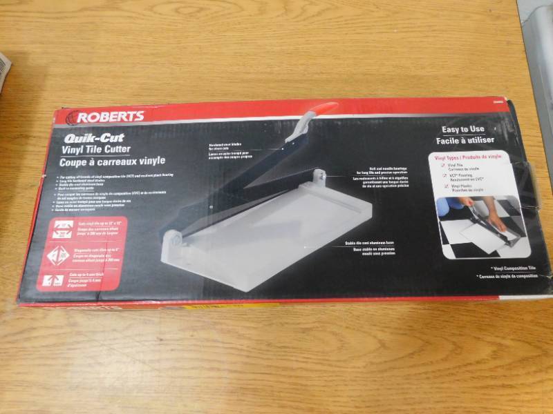 lot 54 image: Roberts 12 in. Quick-Cut Vinyl Tile VCT Cutter