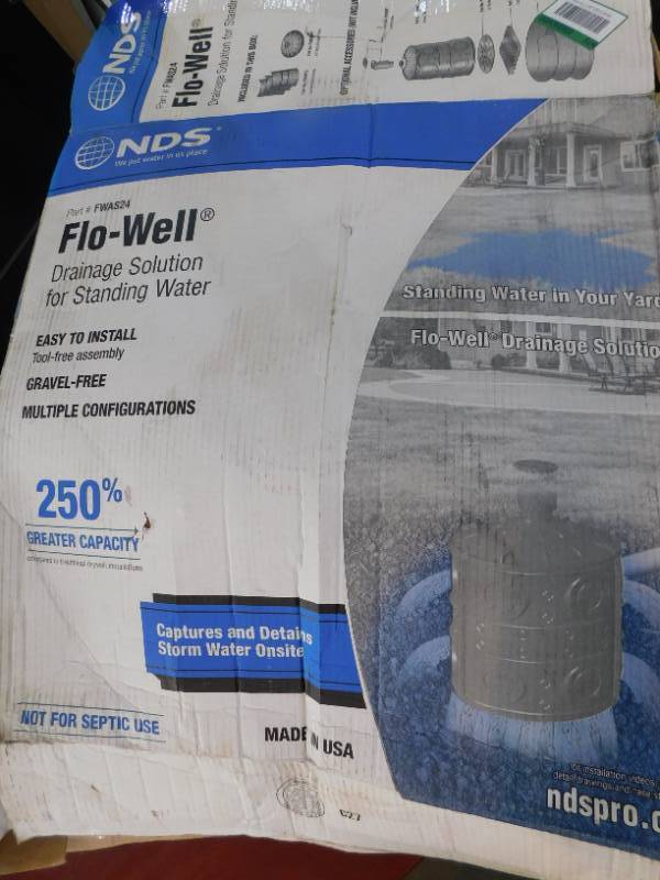 lot 44 image: NDS 40-Gallon Flo Well Storm Drainage Dry Well