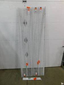 lot 15 image: (6) Everbilt Fixed Rod Wire Shelf 6 ft. x 12 in.