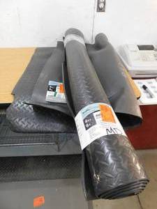 lot 34 image: (2) TrafficMaster Black 36 in. x 48 in. Foam Commercial Door Mat