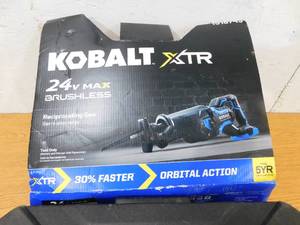 lot 48 image: Kobalt XTR 24-volt Max Variable Speed Brushless Cordless Reciprocating Saw (Tool Only)
