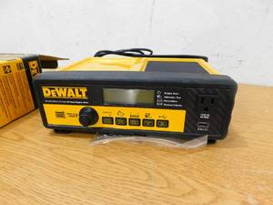 lot 77 image: DEWALT 30 Amp Automotive Portable Car Battery Charger with 80 Amp Engine Start and Alternator Check
