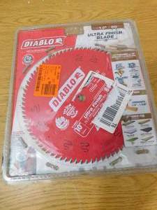 lot 120 image: DIABLO 10 in. x 80-Tooth Ultra Finish Circular Saw Blade