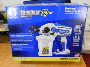 lot 123 image: Graco TrueCoat 360 DSP Airless Paint Sprayer