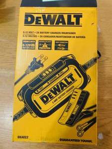 lot 124 image: DEWALT Professional 2 Amp Automotive Battery Charger and Maintainer