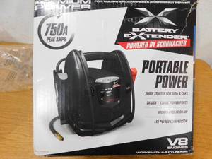 lot 126 image: Schumacher Battery Extender 12-Volt, 750 Amp Battery Jump Starter