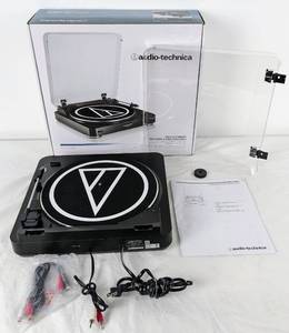 lot 85 image: Audio-Technica Turntable - Belt-Drive Stereo Record Player, Box