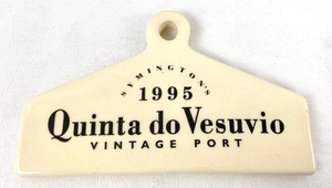 lot 40 image: NFL Vikings Sidekick Money Clip, Italian Leather Wallet, 1995 Quinta do Vesuvio Bin Label