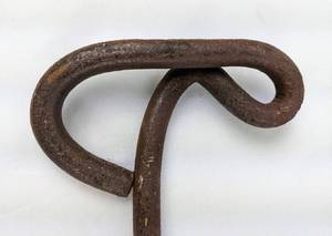 lot 97 image: Antique Bark Spud - Hand Forged Iron De-Barking Tool