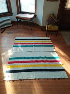 lot 3 image: Hudson Bay Point Wool Blanket