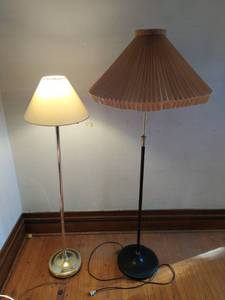 lot 21 image: Two Floor Lamps
