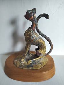 lot 152 image: Brass Sculpture