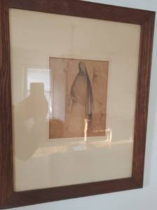 lot 172 image: Framed Drawing