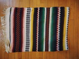 lot 196 image: Vintage Mexican Blanket