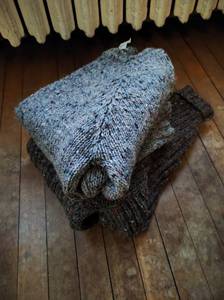 lot 288 image: Two Vintage John Molloy 100% Wool Sweaters