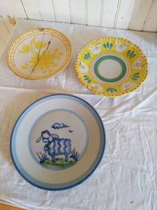 lot 315 image: 3 Ceramic Plates