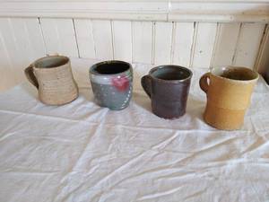 lot 316 image: 4 Ceramic Coffee Mugs