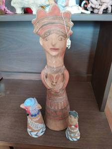 lot 95 image: Three Handmade Figurines