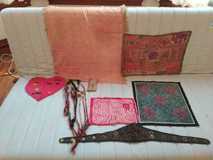 lot 101 image: Collection of Textile Art and Linens