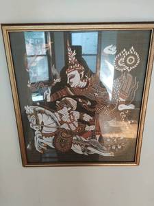lot 103 image: Asian Style Framed Artwork