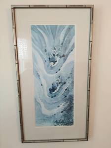 lot 109 image: Ducks Scroll Art Print by Hong Se-sop
