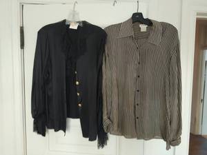 lot 205 image: Collection of Vintage Name Brand Tops and Blouses