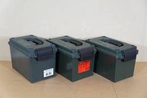 3 MTM Case-Gard Plastic Ammo Cans