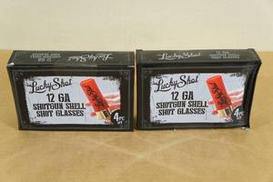 Lucky Shot 12 Ga Shotgun Shell Shot Glasses