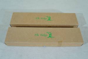 2 Elk Ridge ER-012 Wood Handle Stainless Blade Knives