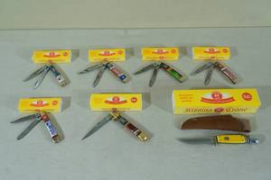 7 Kissing Crane Pocket Knives