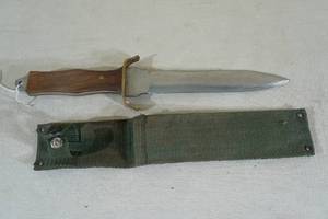 Vintage Double Edged Dagger - Nylon Sheath