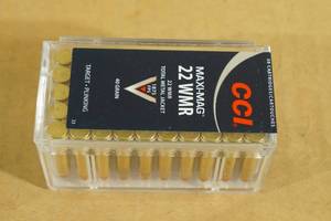 50 CCI Maxi-Mag .22 WMR 40 Gr TMJ Ammo