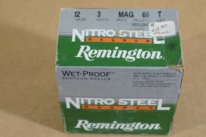 25 Remington Nitro Steel Magnum 12 Gauge 3 T Shot Shot Shells