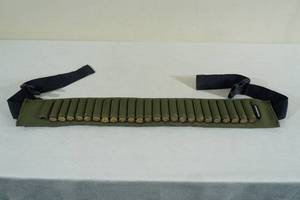 Shotgun Ammo Strap with Shot Shells - 12 Gauge 3-12 T Steel