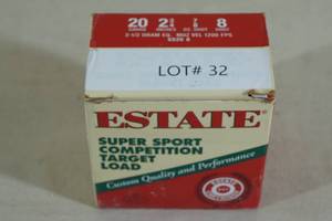 25 Estate 20 Gauge 2-34 8 Shot Shot Shells