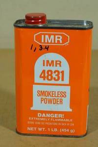 Partial Can of IMR 4831 Smokeless Gun Powder