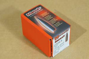 100 Hornady Match 2706.8 .277 110 Gr BT HP Bullets with Cannelure