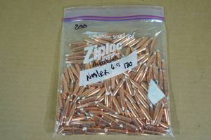 200 Nosler Accubond 6.5mm .264 130 Gr White Tip Bullets