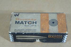 44 Hornady Match 30 Cal .303 168 Gr HP BT Bullets