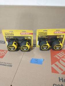 lot 3 image: 2 STANLEY 25 ft. FATMAX Tape Measure (2-Pack)
