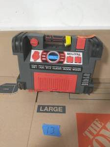 lot 13 image: VECTOR 1200 Peak Amp Portable Car Jump StarterPortable Power Station with 120 PSI Compressor and 500 Watt Power Inverter