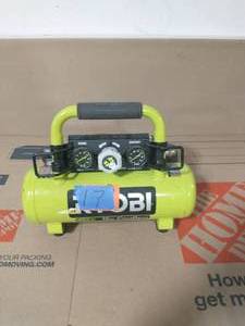 lot 17 image: RYOBI ONE 18V Cordless 1 Gal. Portable Air Compressor (Tool-Only)