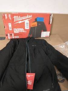 lot 30 image: MILWAUKEE Womens Large M12 12-Volt Lithium-Ion Cordless Black Heated Jacket (Jacket Only)