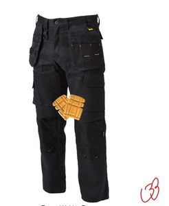 lot 33 image: DEWALT ProTradesman Combo Mens 42 in. W x 31 in. L Black PolyesterCottonElastane Stretch Work Pants