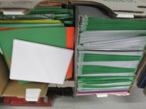 lot 12 image: box full of folders ...