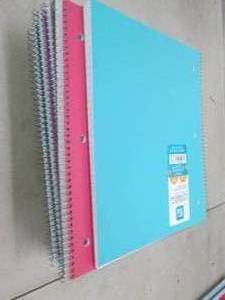 lot 15 image: 12 pen and gear 1-subject note book...